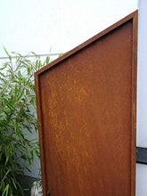 Zen Man ruggine frangivista Parete Protezione antiruggine Giardino Accessori 031996 H180/125 * 50 cm Fatto a Mano 1 mm