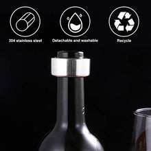UPKOCH 4 Pezzi di Anello Antigoccia per Vino Rosso in Acciaio Inossidabile Collare per Bottiglia di Vino Accessori Anti-Trabocco per Bar Ristorante per La Casa (Senza Striscia)