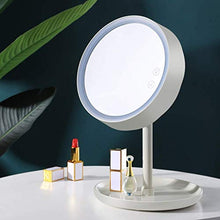 ZUQIEE Specchio, Led trucco specchio LED Fill Light Makeup Mirror, ingrandimento 10X Specchio di bellezza con luce specchio con ventosa bagno specchio