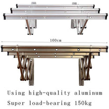 ZXZY Clothes Airer Stendino a Parete, Pieghevole Estensibile   Stendibiancheria, Asciugatrice Stendibiancheria Portabiancheria, Portasciugamani per Bagno, Balcone Washingline (Color : Silver)