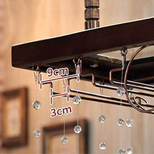 LWW Wine Rack, calice Holder/Upside down supporto di vetro di vino/attaccatura del supporto di tazza/attaccatura del supporto di alta Coppa Rack Wine Glass,80 * 28cm