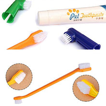 Congci Set di dentifricio per Animali Domestici, Prodotti per la Pulizia dei Denti di Animali Domestici Set di dentifricio commestibile Sano per Animali Domestici Prodotti per la Cura Orale Animali
