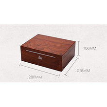 Sigari Humidor - Scatola di sigarette di legno di cedro Scatola di alcolizzazione Scatola originale di Humidor con armadietto for sigari Dimensioni: 280x218x106mm Cedro spagnolo contenitore di immagaz