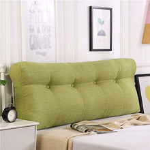 Cuscino per divano, lavabile, facile da pulire, per camera da letto, soggiorno, per genitori, amanti del bambino, cuscino di riposo, Puro cotone., Verde, 180 cm