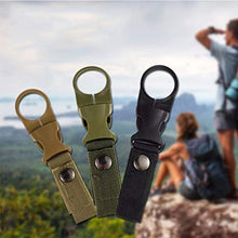 ADHG 3Pcs Fibbia per Appendere l'anello portabottiglie Portatile con Clip per Il Viaggio all'aperto Campeggio Escursionismo Zaino tattico con Fibbia per Cintura