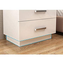 Comodino JT- Cassettiera in legno massello, resistente, adatto per camera da letto, soggiorno, ecc. durevole (colore C)