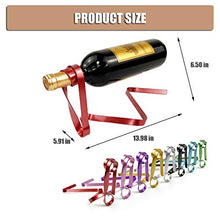 NEWFEIBIN Cremagliera del Liquore del Metallo Portabottiglie per Liquore con Easy Clean per Vini, Scaffale Vini Supporto,D