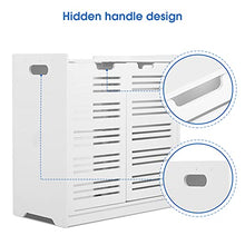 Mobile per Bagno Sottolavabo, Mobiletto per Lavandino, Mobile da Terra Bagno, Mobiletto Multiuso con Doppia Anta, Bianco, 60 x 30 x 60 cm