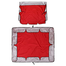YARNOW Patio Altalena Copertura Set Swing All'aperto Baldacchino Coperchio Superiore Battente Impermeabile Copertura di Sede Cuscino di Ricambio per Giardino Yard Altalena 142X120CM