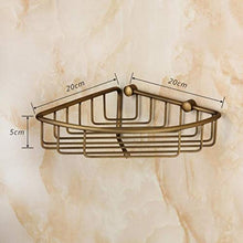 HYYDP Parete Porta Salviette Complesso ad Angolo per Bagno in Ottone Verniciato a processo Gula Si. Cestino per Doccia da Bagno