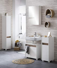 Schildmeyer Cosmo Armadio Centrale 146312, Legno ingegnerizzato, Bianco, 30,2 x 84,8 x 33 cm (BxHxT)