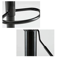 Sgabello Contatore Metallico - Sedie Sgabello Girevole con Schiena,Pub Cucina Contatore Altezza,Telaio Metallico Footrest - Rustic Farmhouse Olio Pelle di Cera