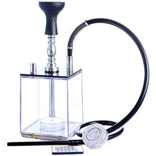 GSYH Shisha Acrilico, 33CM Arabo Narghilè Bar Set Tubo con Fumo Luce Tubo di Acqua per Il Partito Family Dining