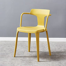 LILICEN Nordic Lounge Sedia Sedie da Pranzo Sedie Ristorante Mobili da Ristorante Moderna Semplice Lazy Persona Sedia Moda Scrivania Desk Sedia Indietro Sgabelli (Color : Yellow)