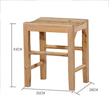 Sgabello da doccia Bagno sgabello Cedar bagno Sgabello in legno Sgabello impermeabile antisettico multiuso Poggiapiedi doccia sgabello basso Sgabello con impermeabile Slat Tipo Seduto Surface sgabello