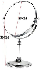 Specchio 6"Grande Trucco ingranditore bifacciale con Stand, 3 x ingrandimento vanità Posteriore