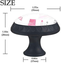 Set di articoli da cucire Pomelli per Porta Set di 4 Pomelli per Mobili Manopole per Cassetti Cucina Armadio Vetro