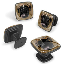 Faccia di cane animale 4 PCS Pomelli per Porta, Pomolo per Mobile, Pomelli per Mobili con Viti, Maniglia per Armadietto, Pomelli per Porta, Pomelli per Cassetti per Porta, Armadio, Cassetto e Credenza