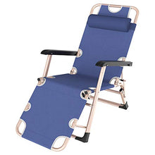 FUFU Sedie a Sdraio Lounge Chair, Sedia Pieghevole Home Lazy Lunch Break Chair Poltrona Chair Nap Nap Lounge Chair Tempo Libero Simple Chair 86 * 47 * 89cm Pieghevoli