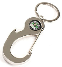 SaySure - Compass Keychain Waist Hanging Car Key Ring Climbing