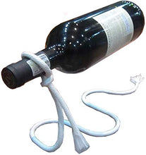 Riveryy Porta Bottiglie Di Vino portavini personalizzato Corda in Bianca Nylon con Anima in Ferro Creativa Scaffale Vino Accessori per Sala Da Pranzo, Camera Da Letto e Cucina