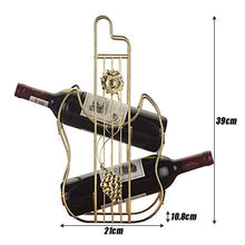 Living Room Free Standing 2 Bottles Wine Rack Display Tabletop Iron Bottle Holder Stand Simple Moder Interior Decorations Portable Modern Minimalist Design for Wine Lovers (Co