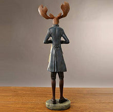 ZYLE Elk Ornamenti, American Home Crafts, Adatto a Salone TV Gabinetto Governo del Vino, 29x10x11cm