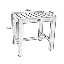 Accessori da bagno - Bagno impermeabile antiscivolo Stabile Sicurezza Comfort Bath Chair cambiare le scarpe Sgabello anziani / disabili / incinta di legno solido superficie curva presidente Max.250kg