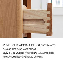 Comò e cassettiere Comodino Comodino in Legno massello armadietto per Camera da Letto Semplice Armadio di classificazione Due cassetti Camera da Letto (Color : Wood Color, Size : 40 * 30 * 55cm)