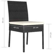 Tidyard Set 5 pz da Pranzo da Giardino in Polyrattan,Set da Giardino Tavolo e Sedie in Rattan,Set Tavolo e Sedie da Pranzo da Giardino Esterno,Tavolo Quadrato e 4 Poltrone in Rattan