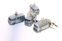 Brisa VW Collection - Volkswagen Hippie Bus T1 Camper Van Set di 4 Pesi per tovaglie, Clip per tovaglia, Ferma-tovaglia con Morsetto Come Decorazione per Casa/Giardino/Camping (Argento Antico)