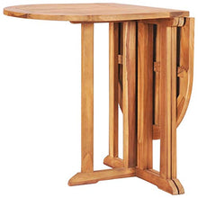 Tidyard Set da Pranzo da Giardino Pieghevole, Set Mobili da Giardino, Tavolo Sedie da Esterni in Massello di Teak 5 pz