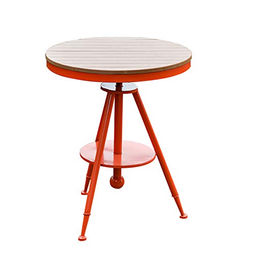 Tavolino da balcone e sedia combinazione tavolo e sedia da esterno, tavolo e sedia in legno di plastica per il tempo libero set di mobili da giardino tavolo da pranzo e sedia da terrazza, tavolo