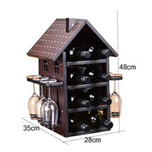 LHQ-HQ Wine Rack Decorazione della casa in Legno Cucina Soggiorno Bicchiere di Vino Vino Bar Rack cremagliera Wine Cafe