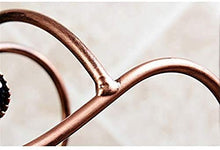 Leifeng Tower Classico Wine Rack Rack Metallo SShaped Vino, Decorazione Domestica, 17.5X15X30.5cm Bronzo Wine Rack