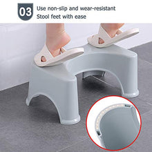 LTINN Poggiapiedi per WC, manufatto accovacciato, Sgabello accovacciato Domestico, Sgabello accovacciato ausiliario per Bambini, Stabile e Antiscivolo, buona capacità di carico