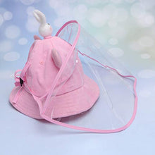 PRETYZOOM Cappellino per Bambini Visiera Trasparente Visiera Protettiva Visiera Protettiva Anti Sputo Anti Nebbia Visiera Cappello per Cucina per Bambini Forniture Esterne (Coniglio Rosa)