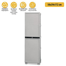 ArtPlast C50/172AP, Armadio Portascope, Grigio, 50 x 39 x h 172 cm
