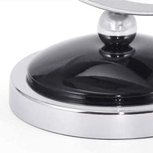 ZCM Specchio Cosmetico, Ingrandimento Desktop 3X Specchio di Bellezza Specchio Cosmetico Bilaterale Specchio da Bagno Girevole A 360 ° Portatile(Color:Argento,Size:5inch)
