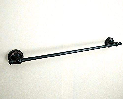 JKCKHA Northern Europe. Mensole Bagno Bar Bar Rack Appendiabiti Bagno Hardware Ciondolo Imitazione Neri antichi Un Ciondolo Bagno Hardware Forniture Unico di Rame Forato Installazione 60cm