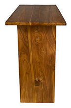 Fahome Lavabo in legno di teak naturale, 70 x 60 x 40 cm, in legno massiccio