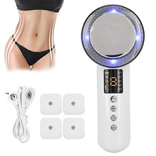 Macchina per la rimozione del grasso, Macchina per bruciare i grassi a infrarossi lontani Sonic, Strumento di bellezza EMS, Massaggiatore per modellare il corpo, Riduzione della cellulite(bianca)
