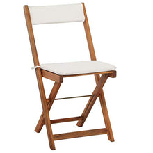 vidaXL Legno Massello di Acacia Set da Bistrò con Cuscini 7 pz Tavolo e Sedie