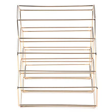 BYARSS Portabottiglie per Vino, Forma Geometrica Moderna Portabottiglie per Vino Simpe Portabottiglie in Metallo per casa Portabottiglie per Vino compatte Espositore per ripiano