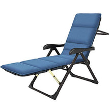Sywlwxkq Sedia Relax da Ufficio da Balcone Sedia da Giardino reclinabile Extra Larga per Adulti Sedia Portatile Pieghevole in Metallo Resistente, sedie a Sdraio, Sedia a gravità Zero, sedie