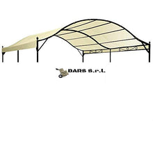 Bars EASYSHOP Telo 3X4 180GR per Gazebo Tunnel 3x4 mt per Esterno terrazzo Ecrù