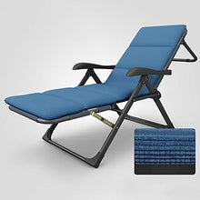 SHANCL 184CM Blue Mat Sedia da Giardino reclinabile da Giardino for Esterni 14 sedie Pieghevoli