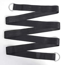 AMANKA Kit per Appendere Sedia sospesa 150Kg ad Albero 1x Cinghia 300x5cm Nero