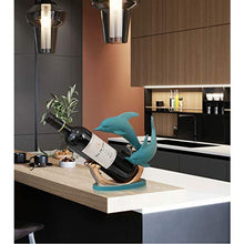 hongbanlemp Wine Rack Europea Dolphin Wine Rack Creativo Arredamento Moderno e Semplice Housewarming Nuovo Regalo casa (Resina) (Color : B)