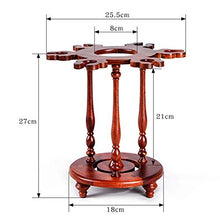 MTBH PMTBHPortabottiglie in Legno Antico con Supporto in Vetro da Tavolo portabottiglie da appoggio portabottiglie Regalo in Stile Cucina